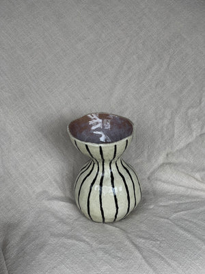 Striped Coral Vase